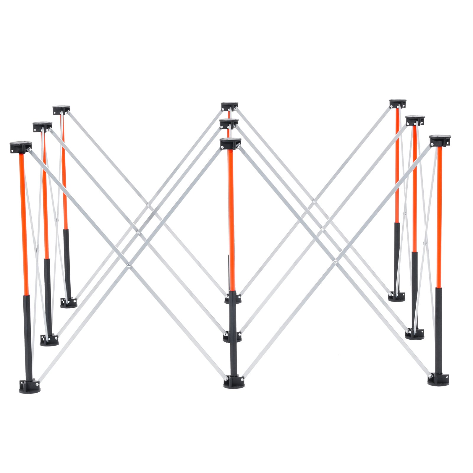 VEVOR Portable Folding Workstand 1264 x 1264 mm Collapsible Work Stand 1589 kg