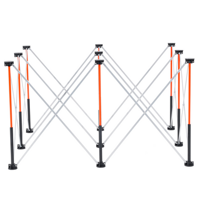 VEVOR Portable Folding Workstand 1264 x 1264 mm Collapsible Work Stand 1589 kg