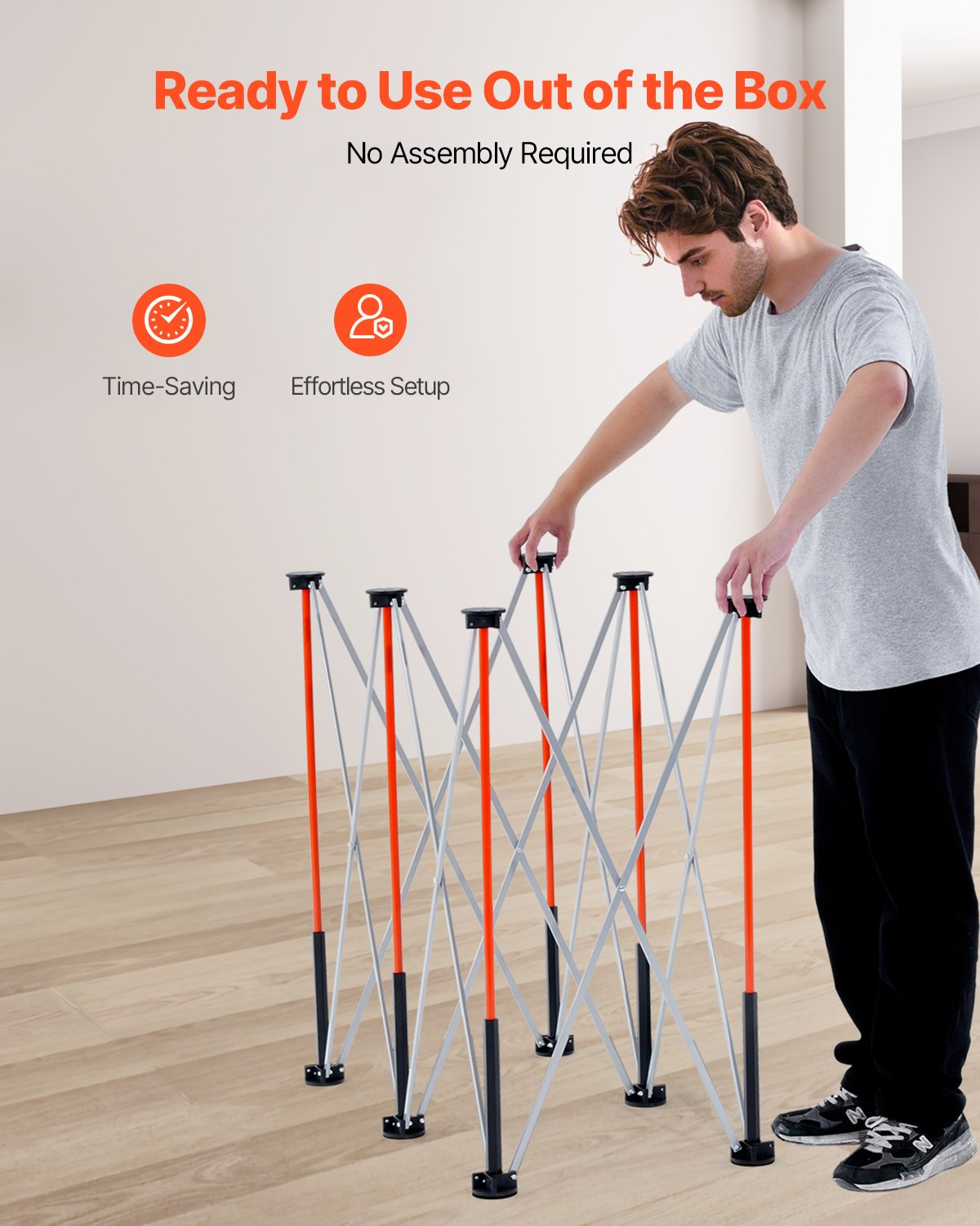 VEVOR Portable Folding Workstand 1266 x 665 mm Collapsible Work Stand 1135 kg
