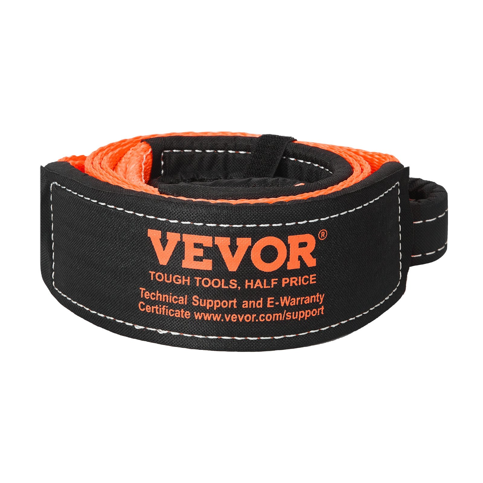 VEVOR Car Tow Cable Towing Strap Rope 36000 lbs 8 ft Emergency Heavy Duty Strap