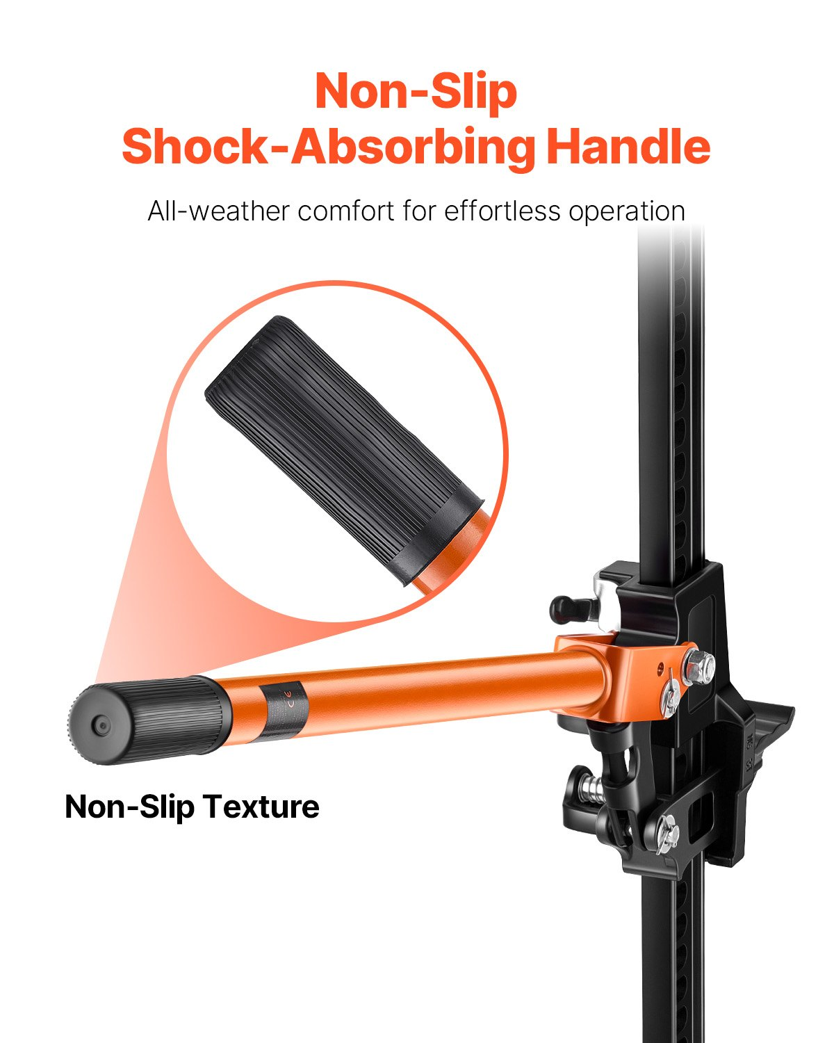 VEVOR 153cm Off Road Farm Jack Hoist 3.18 Ton High Lift Tractor Vehicle's Winch