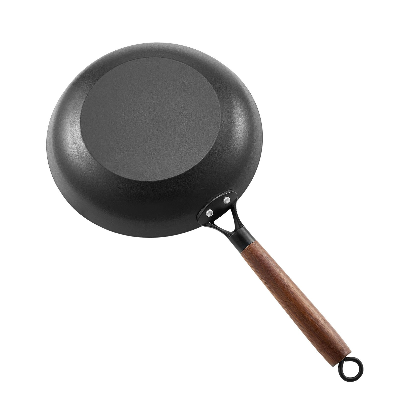 VEVOR 3 Piece Cast Iron Skillet Frying Pan Set 205 265 310 mm Nonstick Black