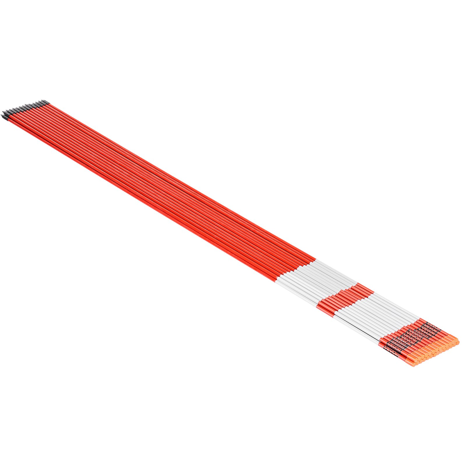 VEVOR 20Pcs Reflective Driveway Markers 5/16" Dia 58 in Snow Stakes Reflectors