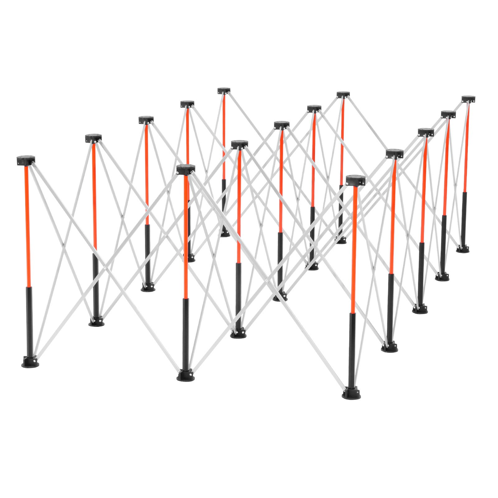 VEVOR Portable Folding Workstand 2455 x 1260 mm Collapsible Work Stand 2724 kg