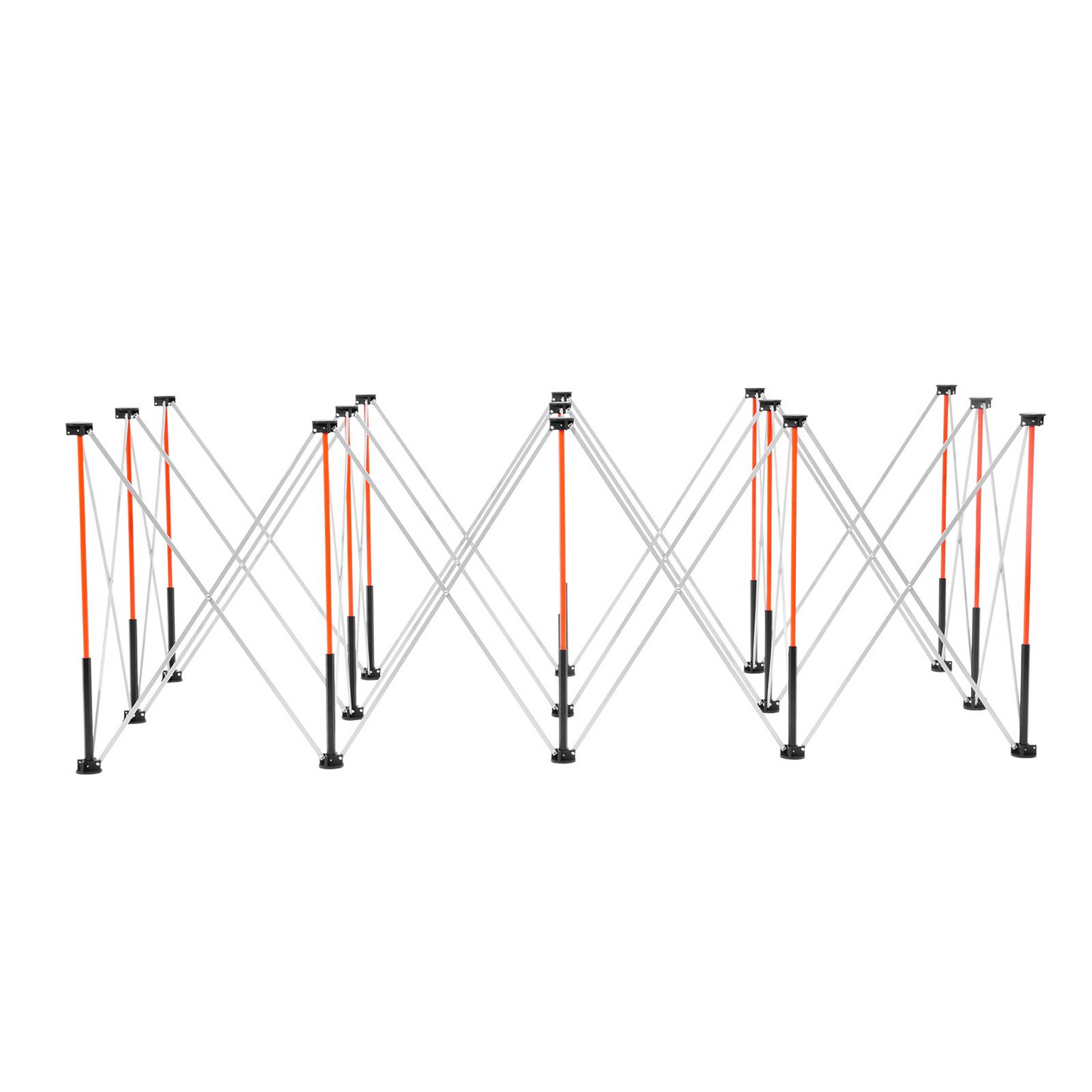 VEVOR Portable Folding Workstand 2455 x 1260 mm Collapsible Work Stand 2724 kg