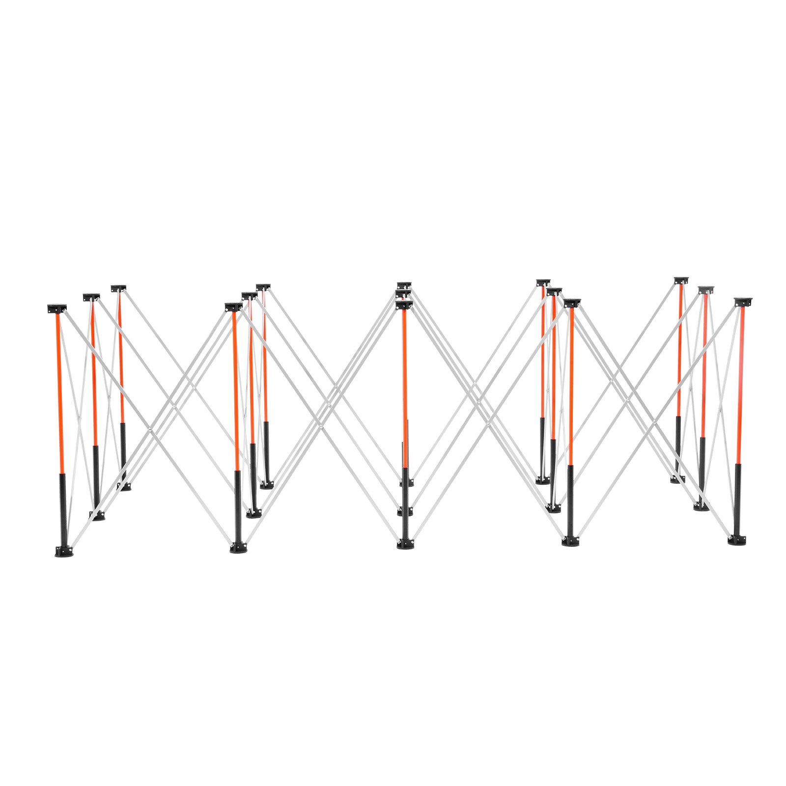 VEVOR Portable Folding Workstand 2455 x 1260 mm Collapsible Work Stand 2724 kg