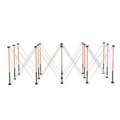 VEVOR Portable Folding Workstand 2455 x 1260 mm Collapsible Work Stand 2724 kg