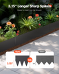 VEVOR Steel Landscape Edging 3 Packs 40 x 8 in Rust-Resistant Pathway Divider
