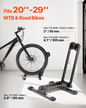 VEVOR Foldable Bike Rack for 20 to 29 Inch Mountain & Road Bikes Storage Stand