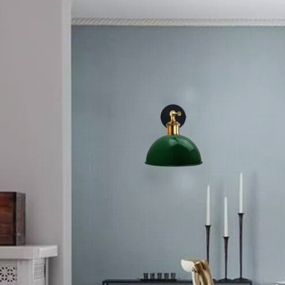 Green Modern Retro Style Glossy Wall Sconce Wall Light Lamp Fixture ~3453