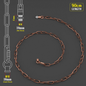 Light Chain for Ceiling Pendant lights chandeliers 38mm x 16mm - Copper~1053