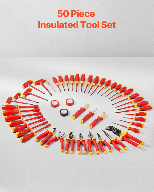 Insulated Screwdriver Set 50-Piece Insulated Tool Set for Electricians 1000V