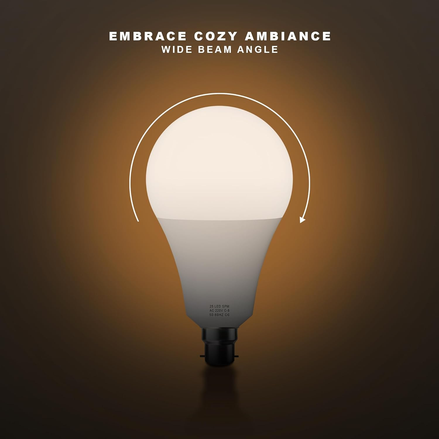 LED GLS Bayonet 18W Bulb A19 B22 Globe Energy Saving Warm White Light Bulb~1378