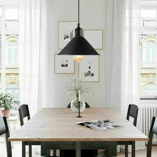 Black Pendant Lamp Industrial style Decorative Ceiling lamp~1542
