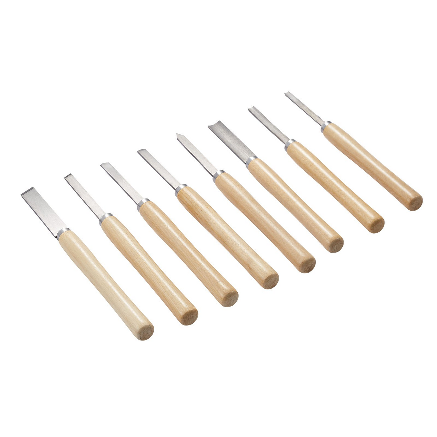 VEVOR 8PCS Wood Lathe Chisel Set Woodturning Tools Steel Blades Lathe Finisher
