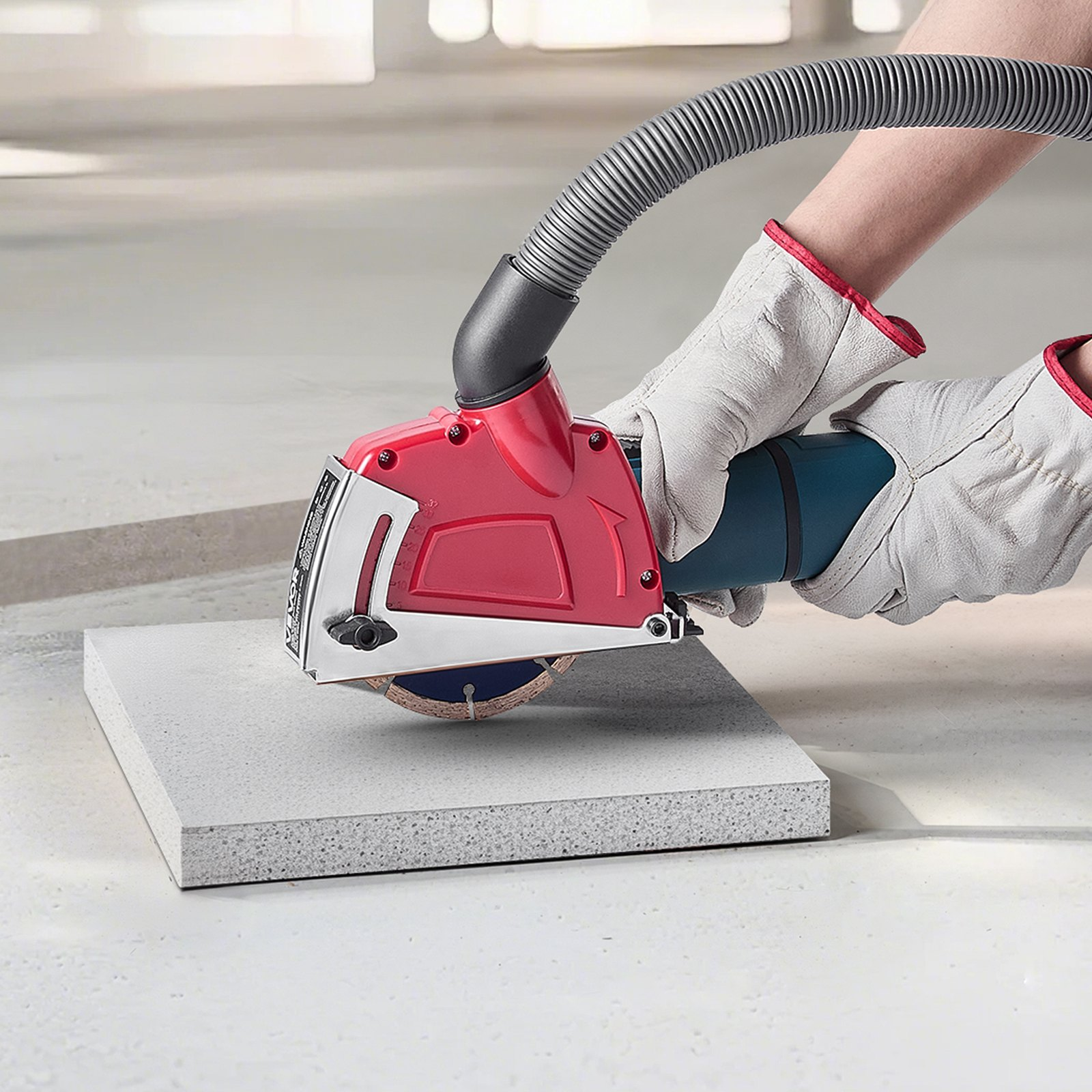 VEVOR Cutting Dust Shroud for Angle Grinders 4-5 in with 6 Clamping Washers