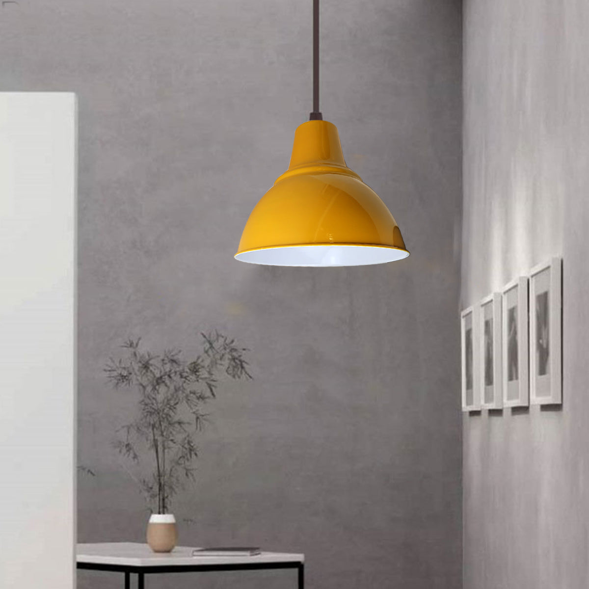 Vintage Industrial Ceiling Pendant Light Retro Loft Style Metal Shade Lamp~2666