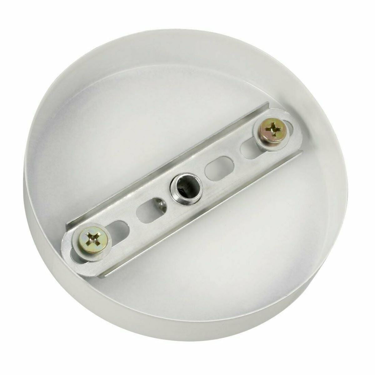 White Color Single Point Drop Outlet Ceiling Hook Ring Plate Perfect for fabric flex cable~2660