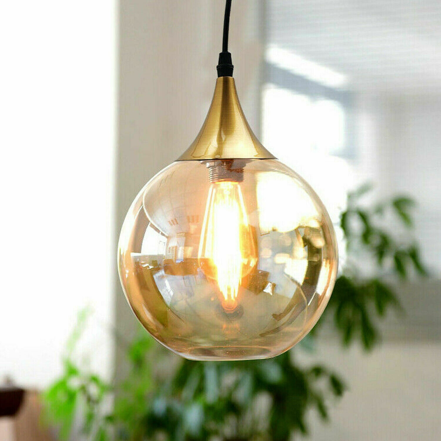 Globe Smoked Glass Pendant Light Shade~2593