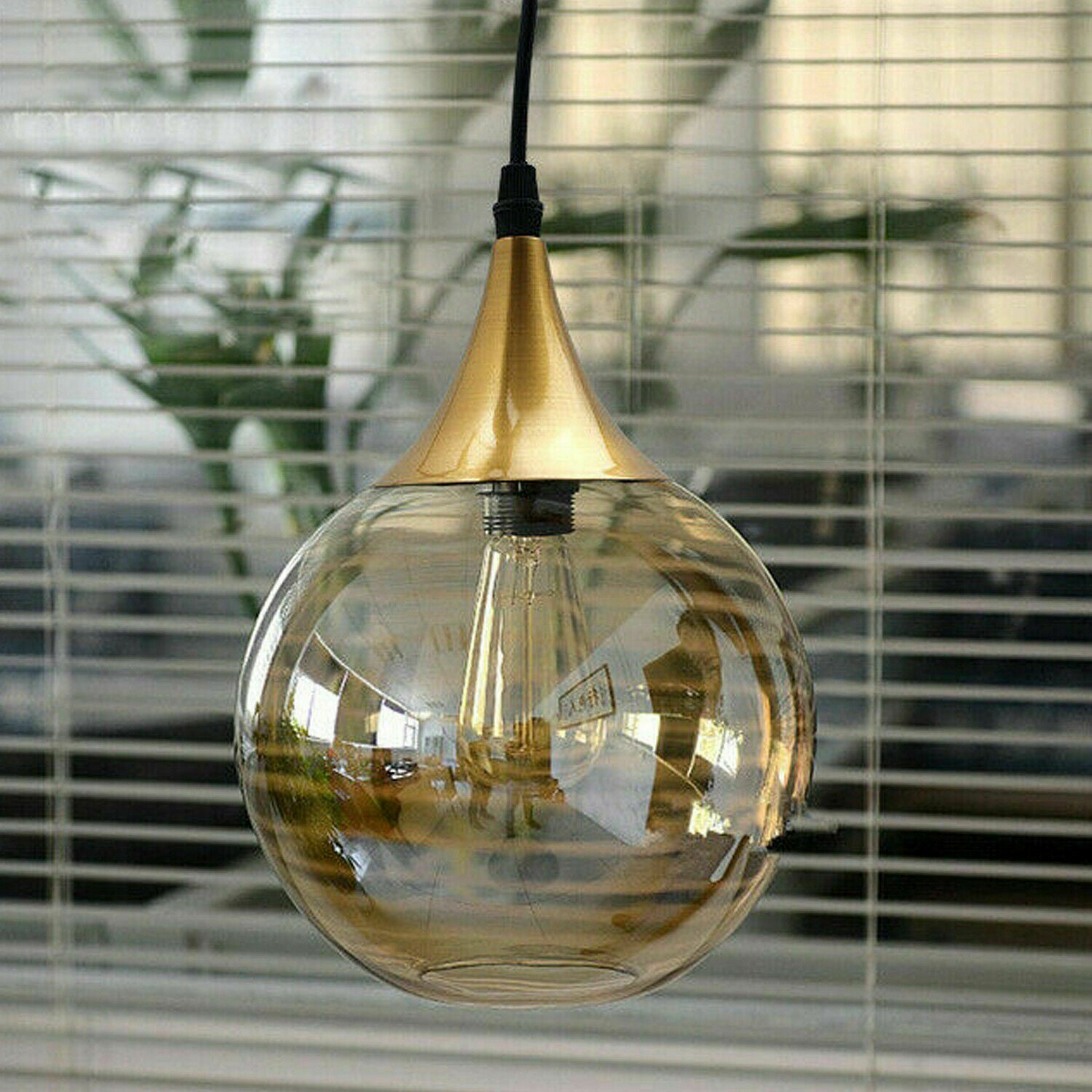 Globe Smoked Glass Pendant Light Shade~2593