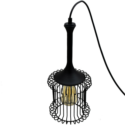 Black Color Ceiling Pendant Light Industrial Retro Vintage Pendant Lamp Shade~2570