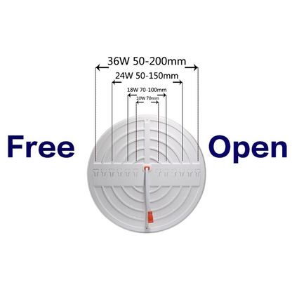 Ultra Thin LED 18 W 6000 K LED Panel Recessed Round Ceiling Spotlight Down Light~2528