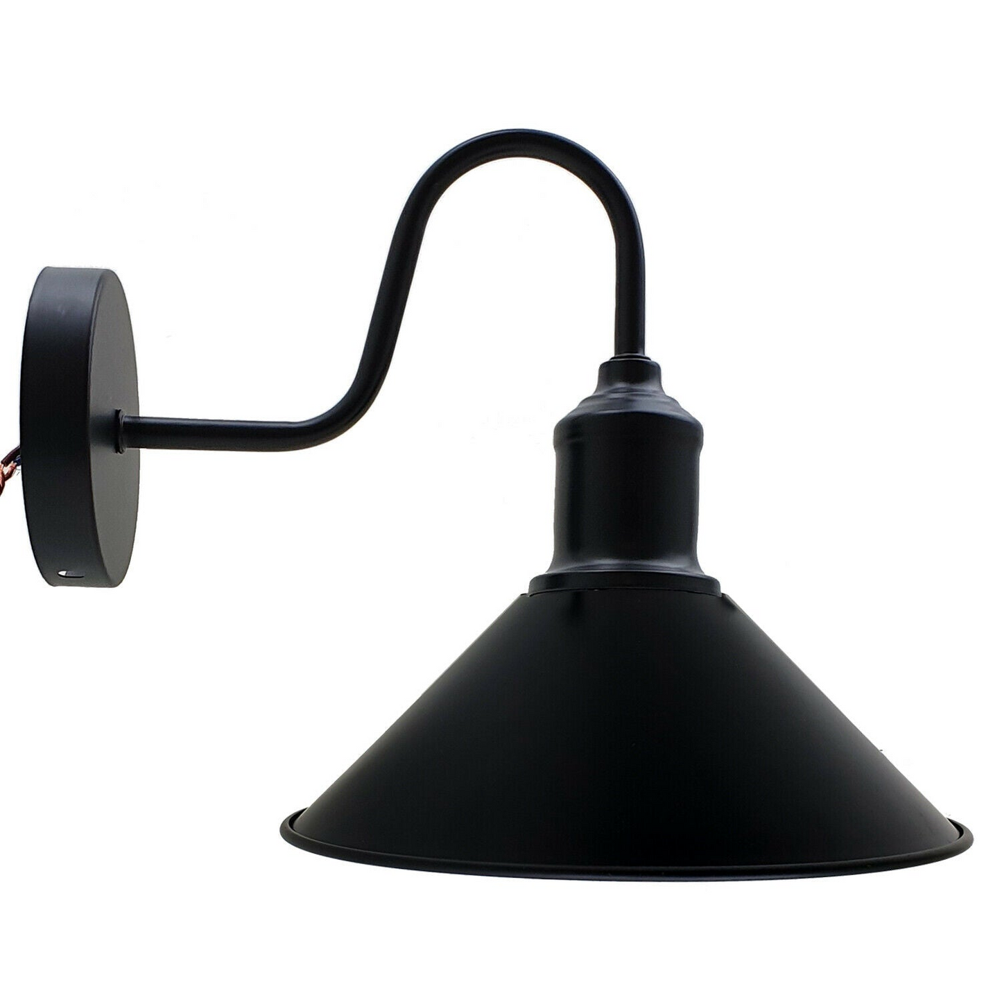 Modern Retro Industrial Black Colour Wall Mounted Lights Rustic Sconce Lamps Fixture~2484