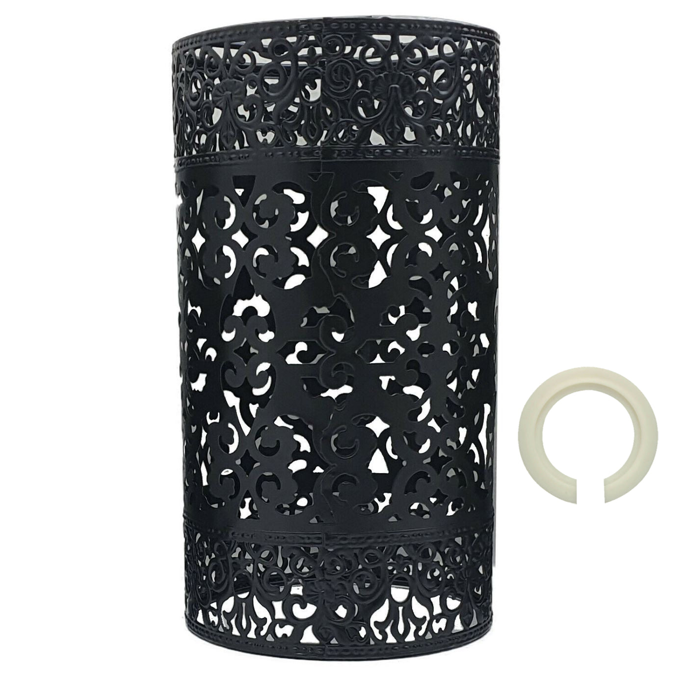Easy Fit Drum Lampshade Metal Pendant Light Shade Black ~2427