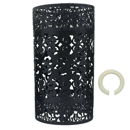 Easy Fit Drum Lampshade Metal Pendant Light Shade Black ~2427