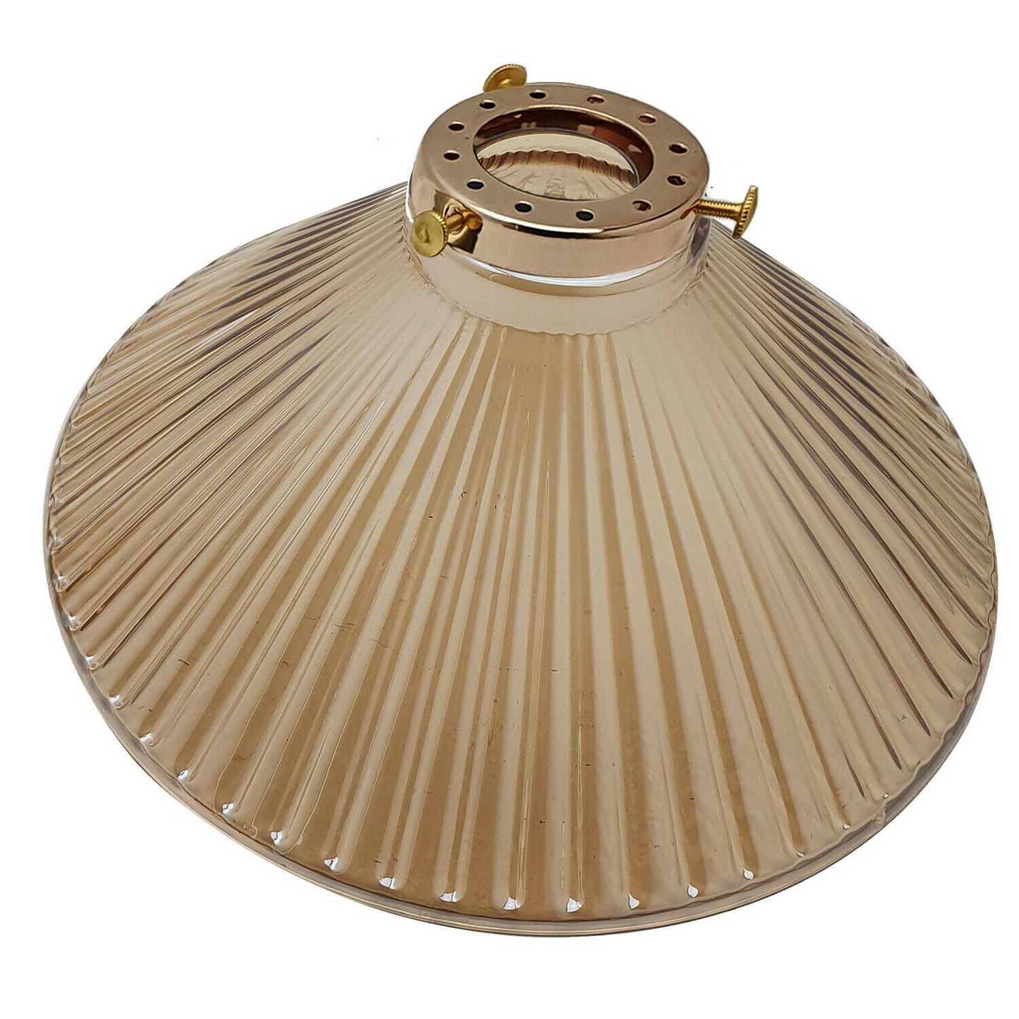 Vintage Amber Glass Ceiling Pendant Light Lampshade Retro Style~2180