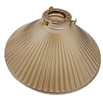 Vintage Amber Glass Ceiling Pendant Light Lampshade Retro Style~2180