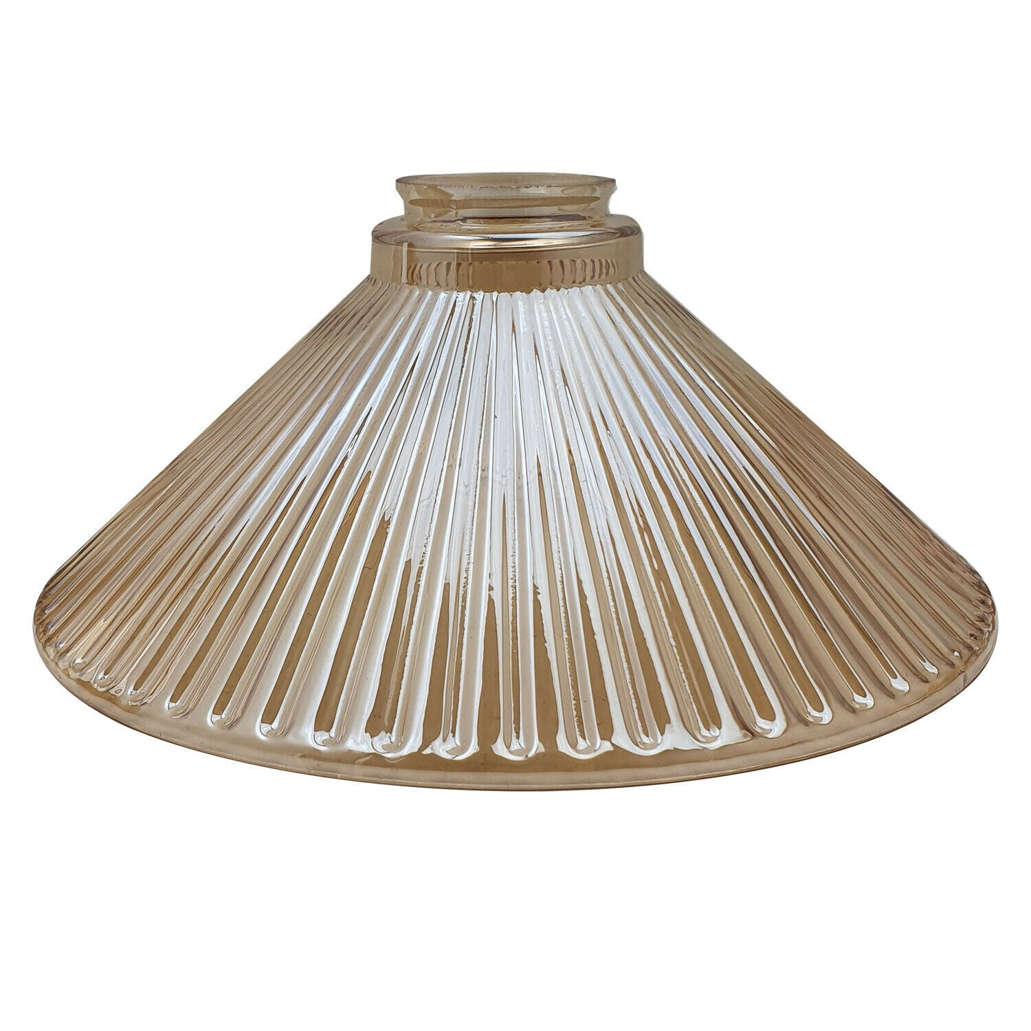 Vintage Amber Glass Ceiling Pendant Light Lampshade Retro Style~2180