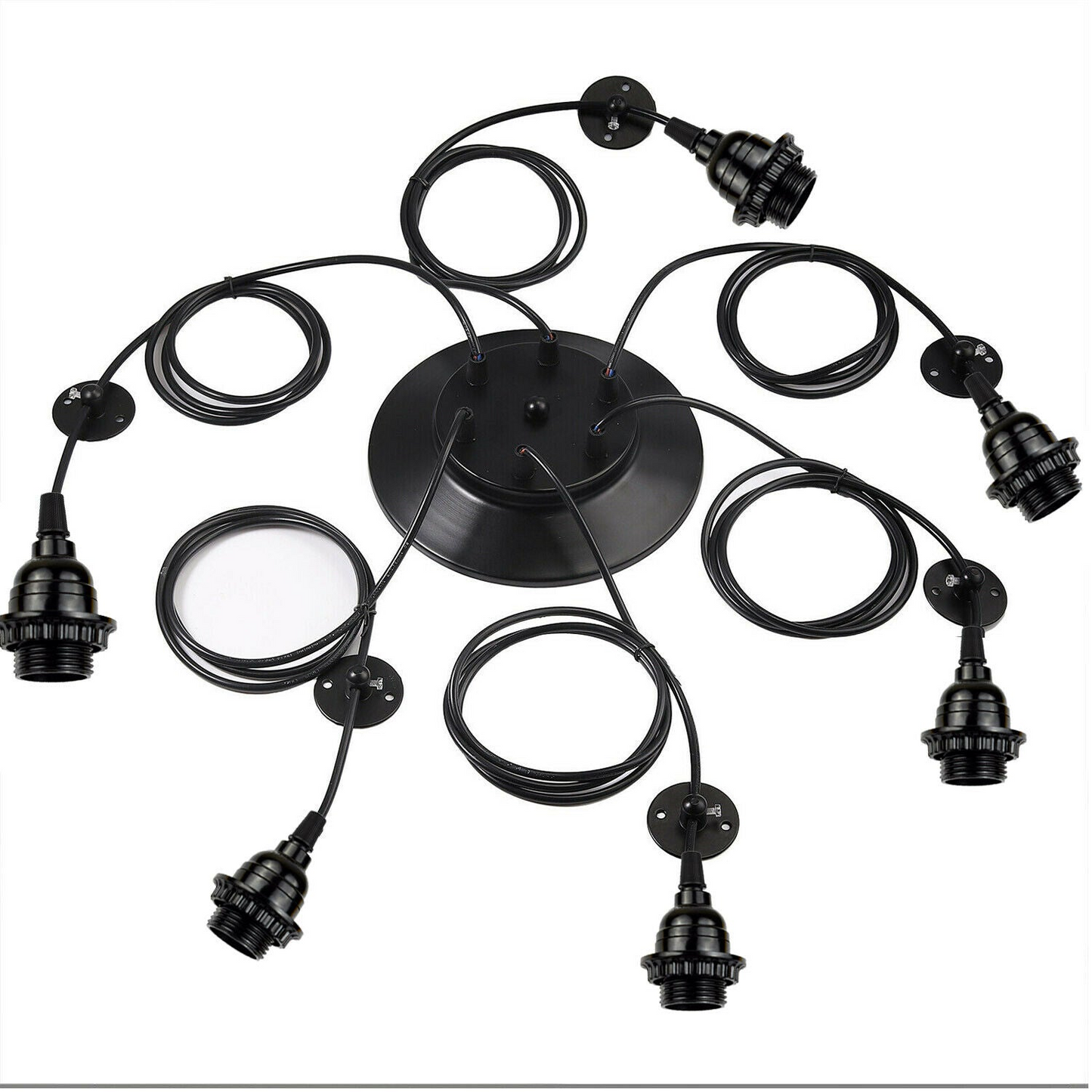 Retro Vintage Chandelier Ceiling Spider Light Industrial Pendant DIY Lamp E27~2165