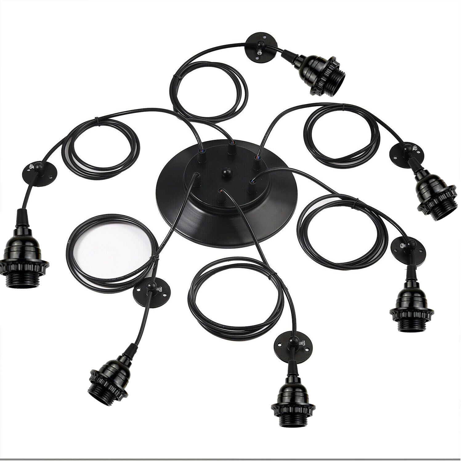 Retro Vintage Chandelier Ceiling Spider Light Industrial Pendant DIY Lamp E27~2165