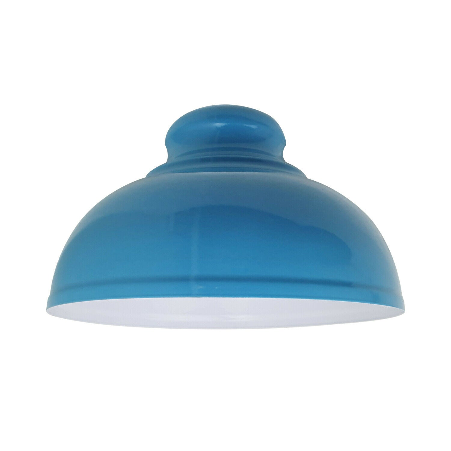 Modern Metal Easy Fit Pendant Light Blue Lampshade ~2085