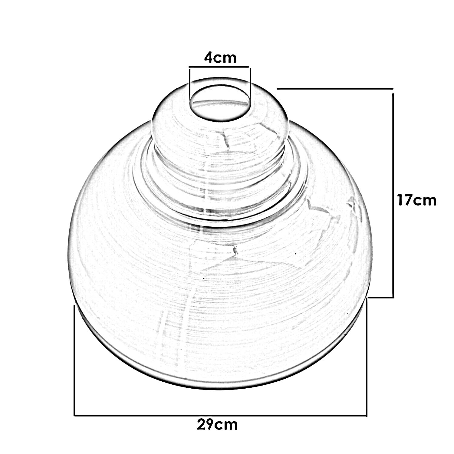White Retro Style Coolie Tapered Metal Ceiling Pendant Lampshade ~2081