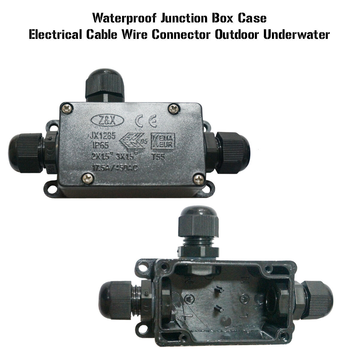 3 Way IP65 Waterproof Junction Box small junction box for under cabinet lighting~2042