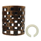 Metal Brushed copper Pattern Vintage Lamp Wire cage ~2007