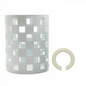 Easy Fit Metal White Pattern Vintage Drum Lampshade Cage~2000