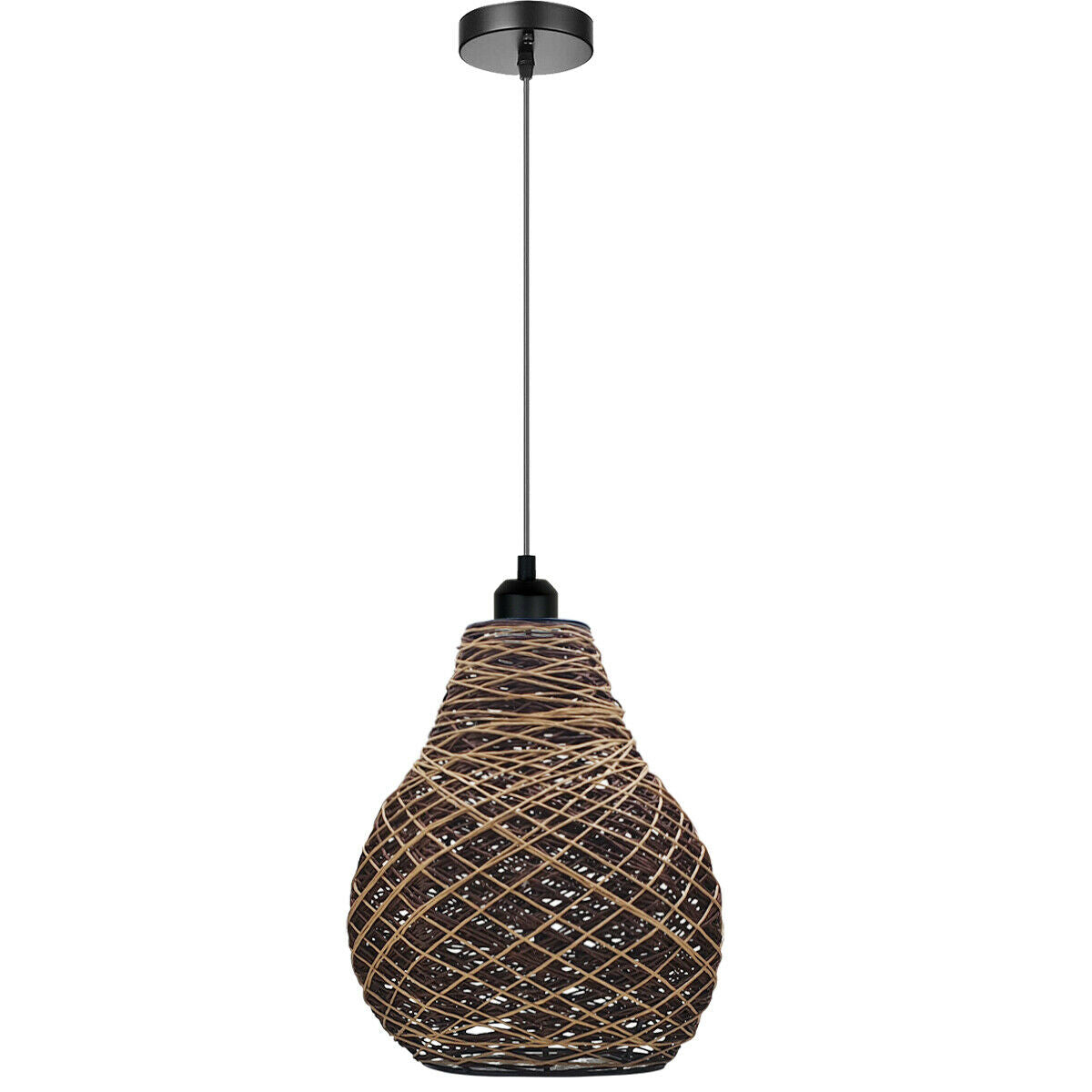 Woven Pendant lamp Adjustable Height Creative Design Hanging lamp Chandelier Pendant~1964