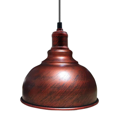 Rustic Red Industrial Metal Ceiling Pendant Shade Hanging Retro Light~1856