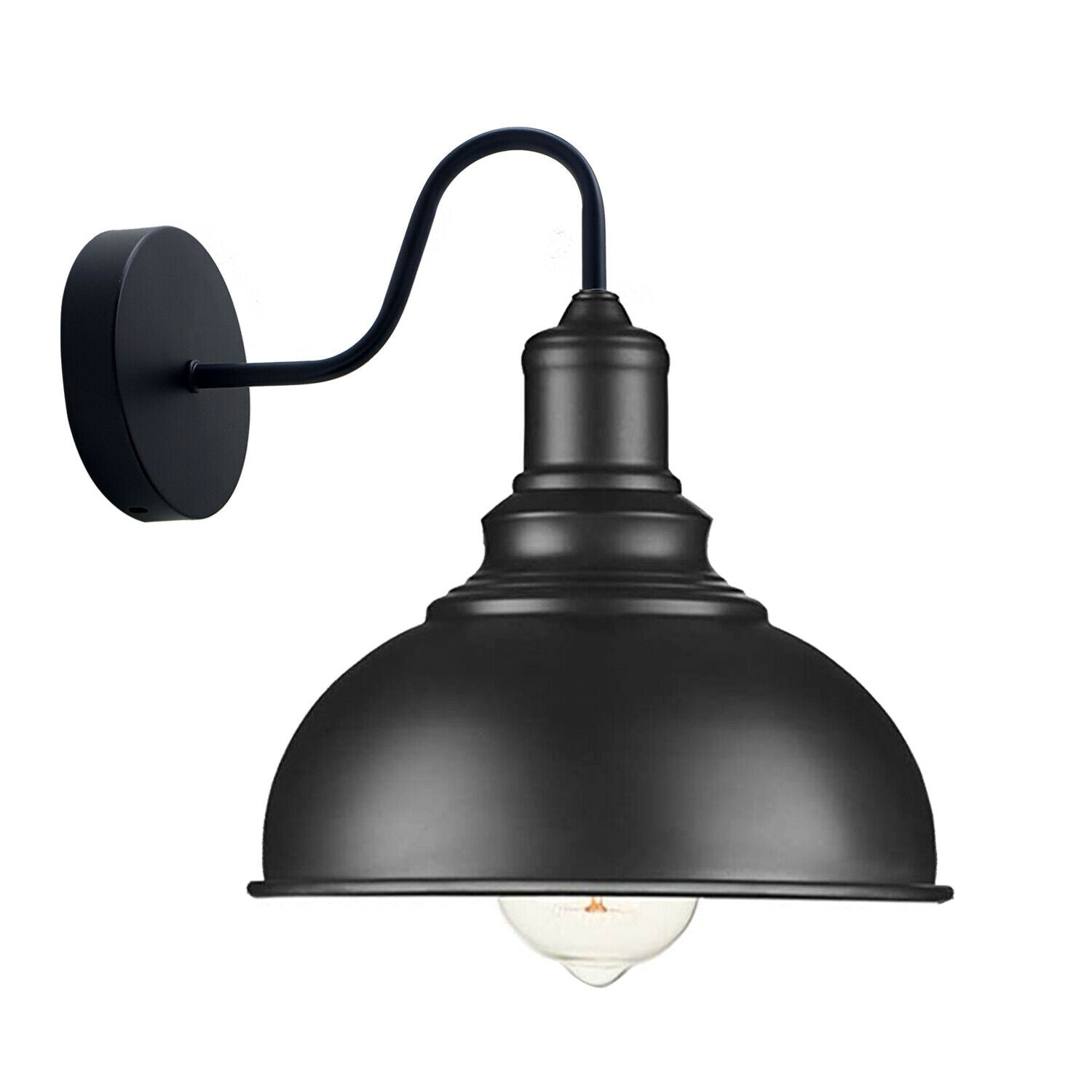 Living Room Black Metal Wall Light Fixture~1852