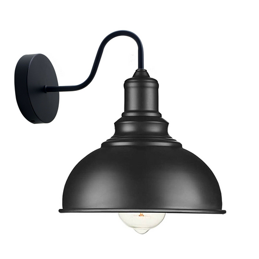 Living Room Black Metal Wall Light Fixture~1852