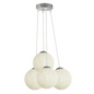 White Rattan Wicker Woven Ball Globe Pendant Lampshade Four Outlet~1826