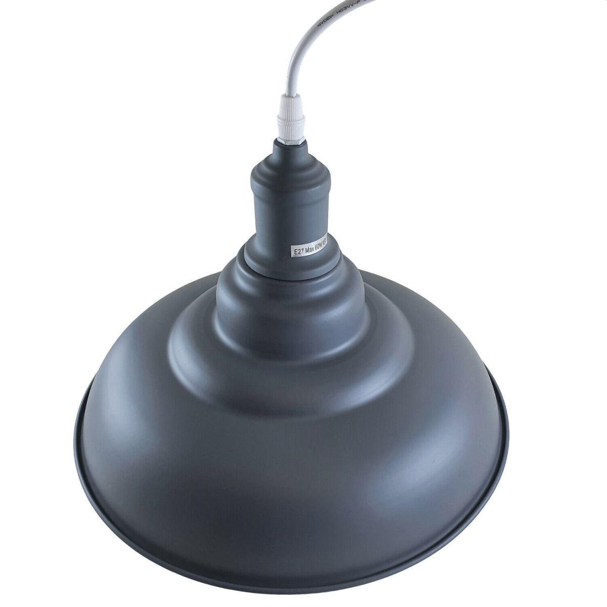 Grey colour Modern Industrial Retro Lamp Shade Pendant Light~1644