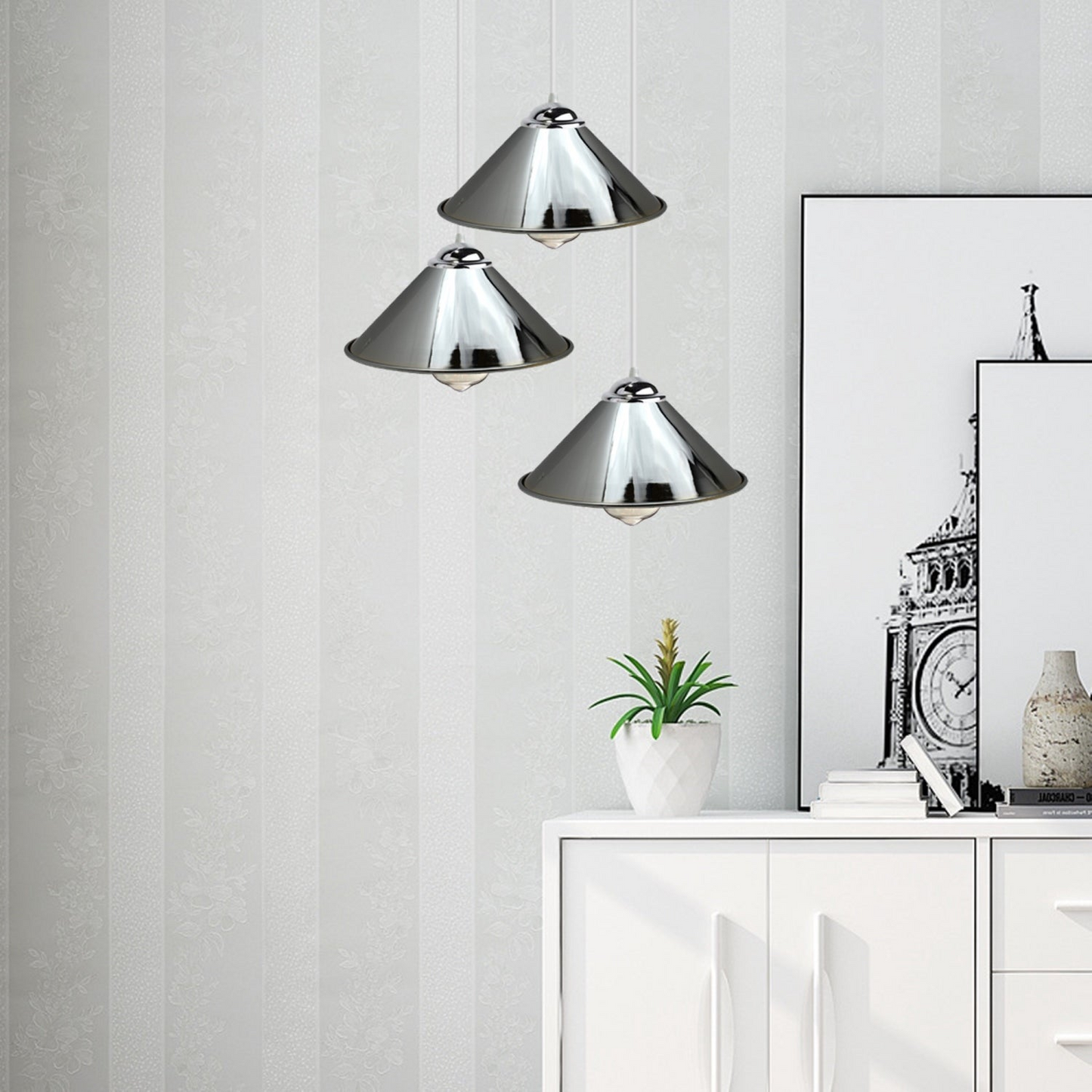 Vintage Industrial Pendant Light | Retro Loft Style~1515