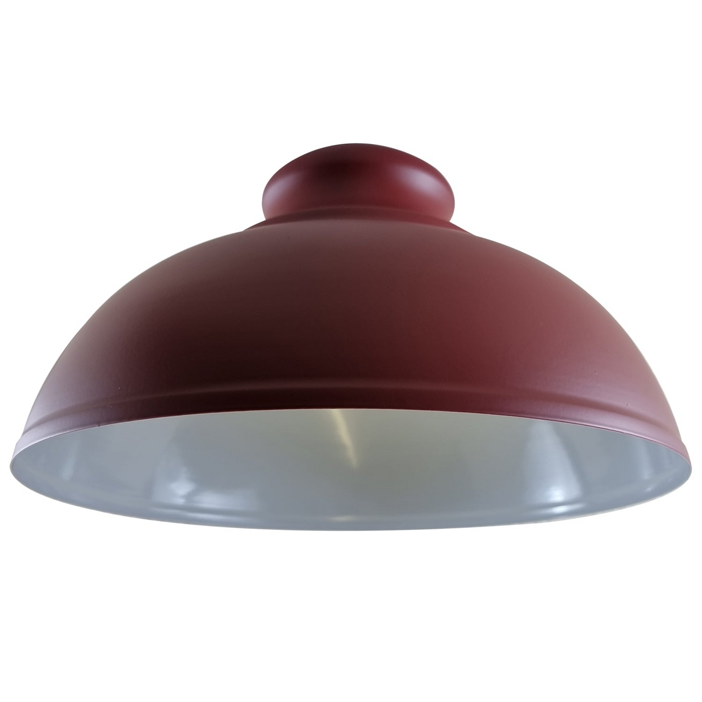 Burgundy Industrial Metal Easy Fit Curvy Shape Lamp Shade For Living Room Kitchen Dining Table Bedroom~1142