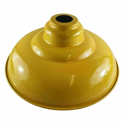 Yellow Colour Gloss Modern Metal Indoor Home Light Lampshade ~1091