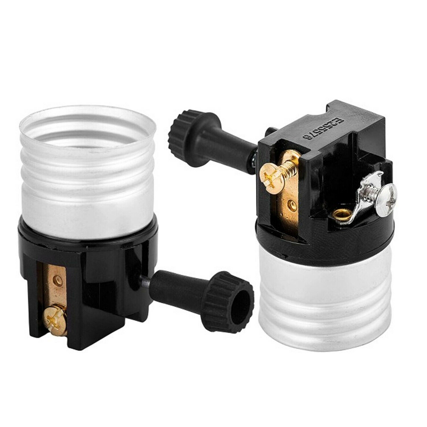3 Way Socket Replacement for lamp Removeable Turn Knob~1057
