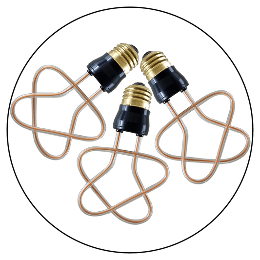 3 Pack 8W Vintage LED Soft Filament E27 Decorative Industrial Light~1008